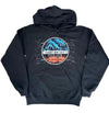 Black hoodie with 'JAMZ Championships' graphic on a reflective surface
