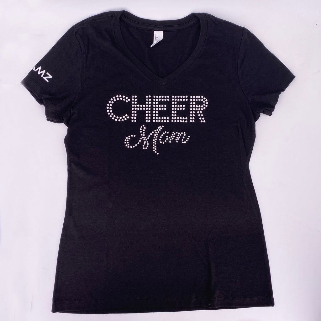 Cheer Mom Rhinestone T-Shirt