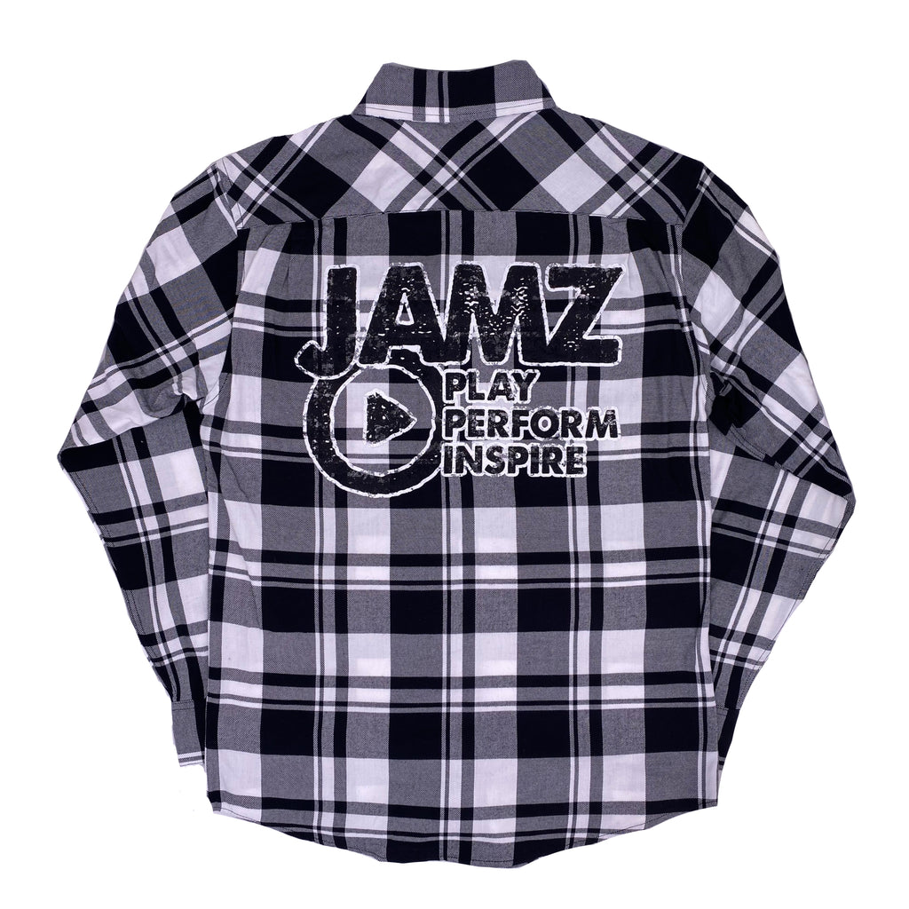 JAMZ Plaid Long Sleeve Flannel Shirt