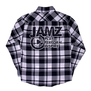 JAMZ Plaid Long Sleeve Flannel Shirt